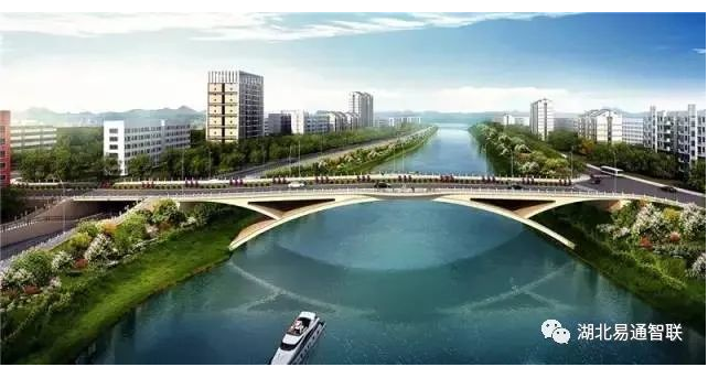 湖北易通助力廣西建工龍江六橋—精準(zhǔn)吊裝，首肋合攏