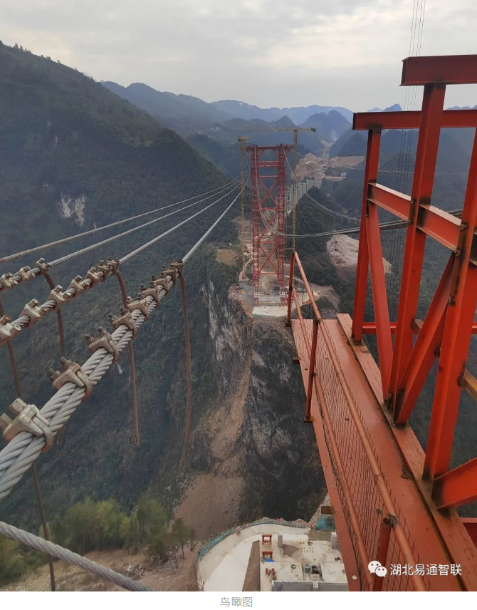 鶴峰溇水河上，峽谷中橋上建“橋”，配合完成宜來高速高難度架橋建設(shè)！